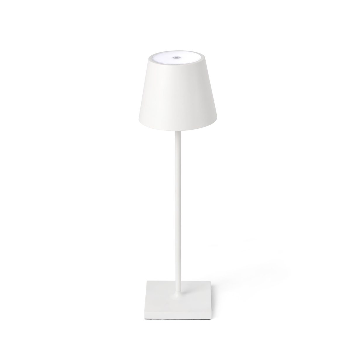 TOC LED Sobremesa de Faro. Medidas: L 110 x A 380 x F 110 mm. Color: Blanco