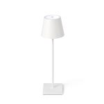 TOC LED Sobremesa de Faro. Medidas: L 110 x A 380 x F 110 mm. Color: Blanco