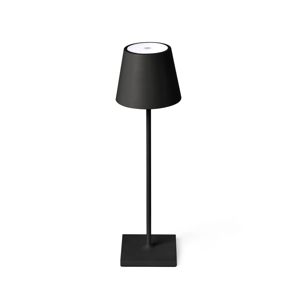 TOC LED Sobremesa de Faro. Medidas: L 110 x A 380 x F 110 mm. Color: Negro