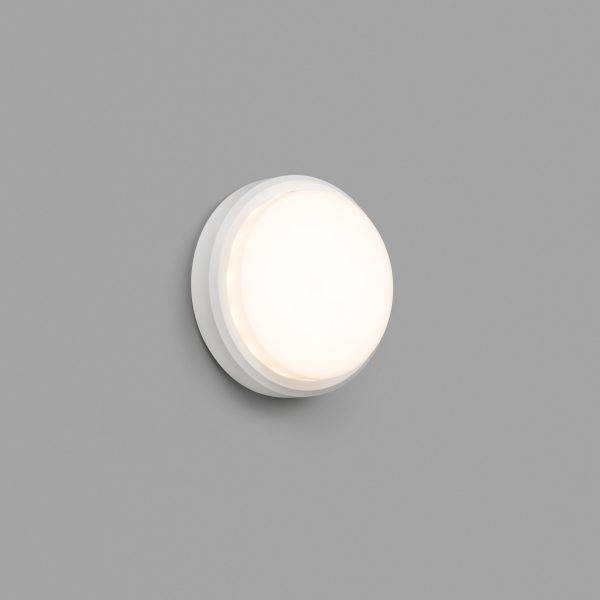 TOM LED Aplique de Faro. Medidas: L 190 x A 190 x F 60 mm. Color: Blanco