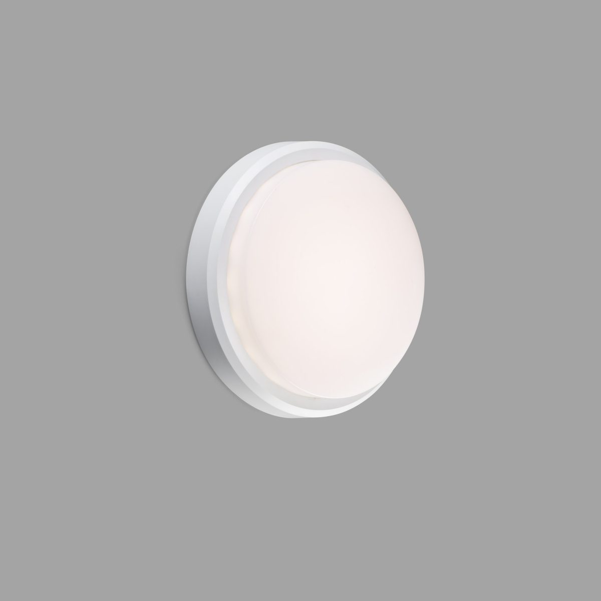 TOM XL LED Aplique de Faro. Medidas: Ø 220 x L 220 x A 220 x F 60 mm. Color: Blanco