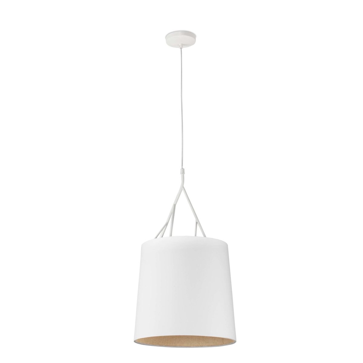 TREE Colgante de Faro. Medidas: Ø 340 x L 290 x A 1640 x F 290 mm. Color: Blanco