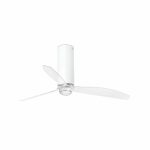 TUBE FAN LED Ventilador de techo con luz de Faro. Medidas: Ø 1280 x L 1280 x A 484 x F 1280 mm. Color: Blanco