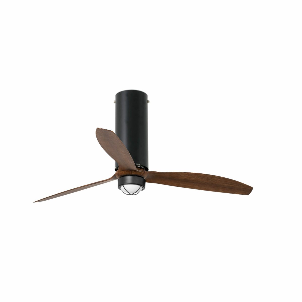 TUBE FAN LED Ventilador de techo con luz de Faro. Medidas: Ø 1280 x L 1280 x A 484 x F 1280 mm. Color: Negro