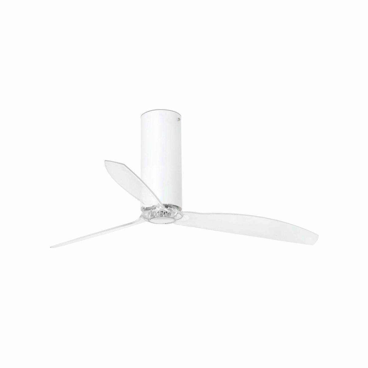 TUBE FAN Ventilador de techo de Faro. Medidas: Ø 1280 x L 1280 x A 450 x F 1280 mm. Color: Blanco