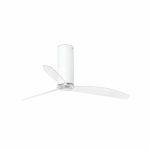 TUBE FAN Ventilador de techo de Faro. Medidas: Ø 1280 x L 1280 x A 450 x F 1280 mm. Color: Blanco