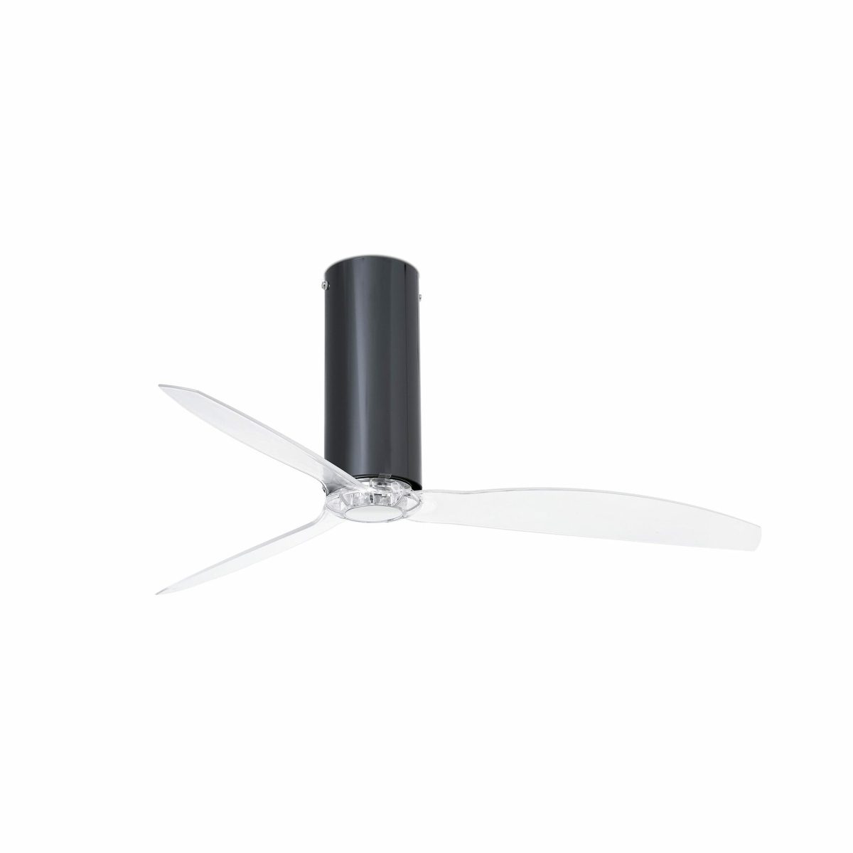 TUBE FAN Ventilador de techo de Faro. Medidas: Ø 1280 x L 1280 x A 450 x F 1280 mm. Color: Negro