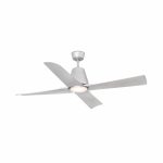 TYPHOON LED Ventilador de techo con luz de Faro. Medidas: Ø 1300 x L 1300 x A 390 x F 1300 mm. Color: Gris