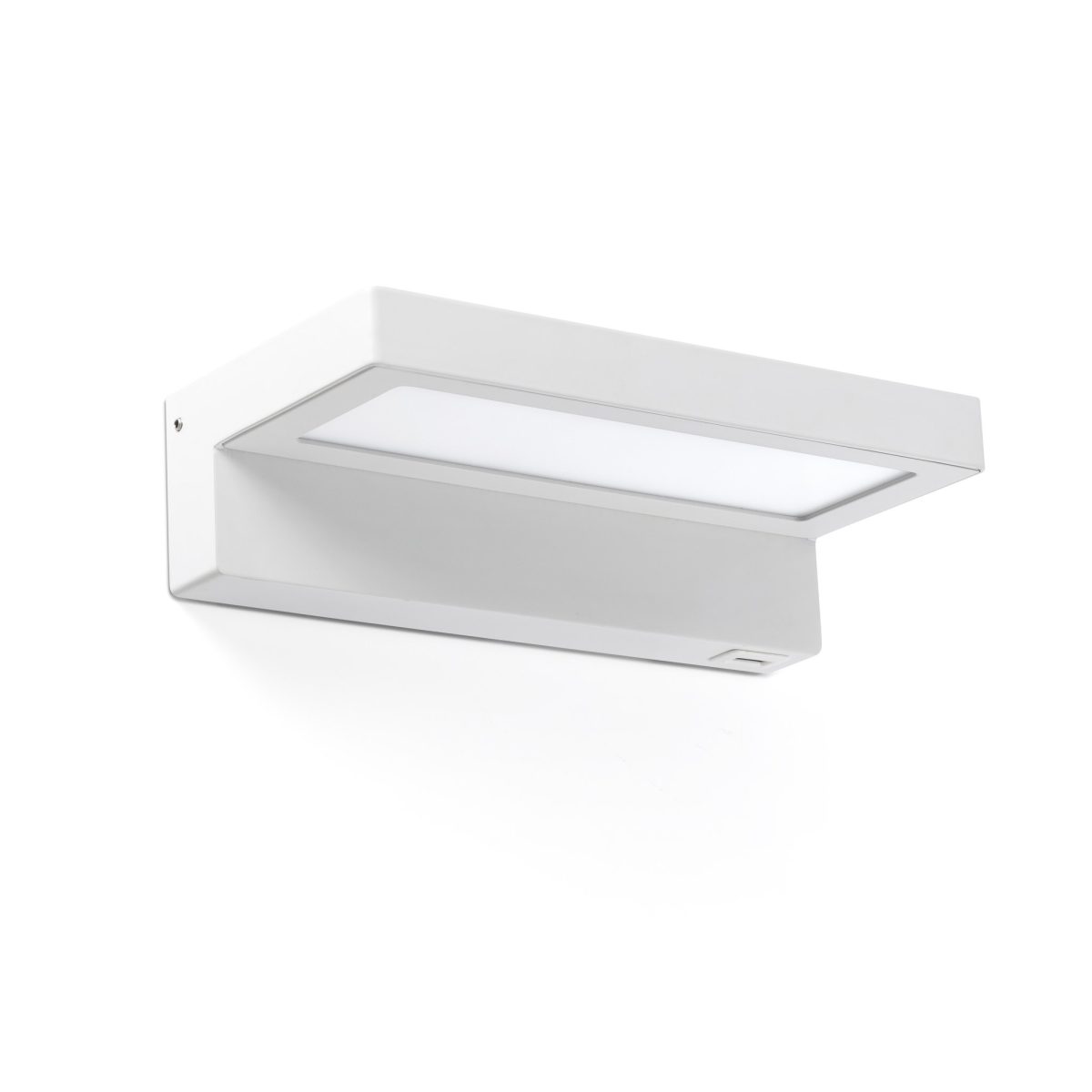 WELL Aplique de Faro. Medidas: L 222 x A 60 x F 110 mm. Color: Blanco