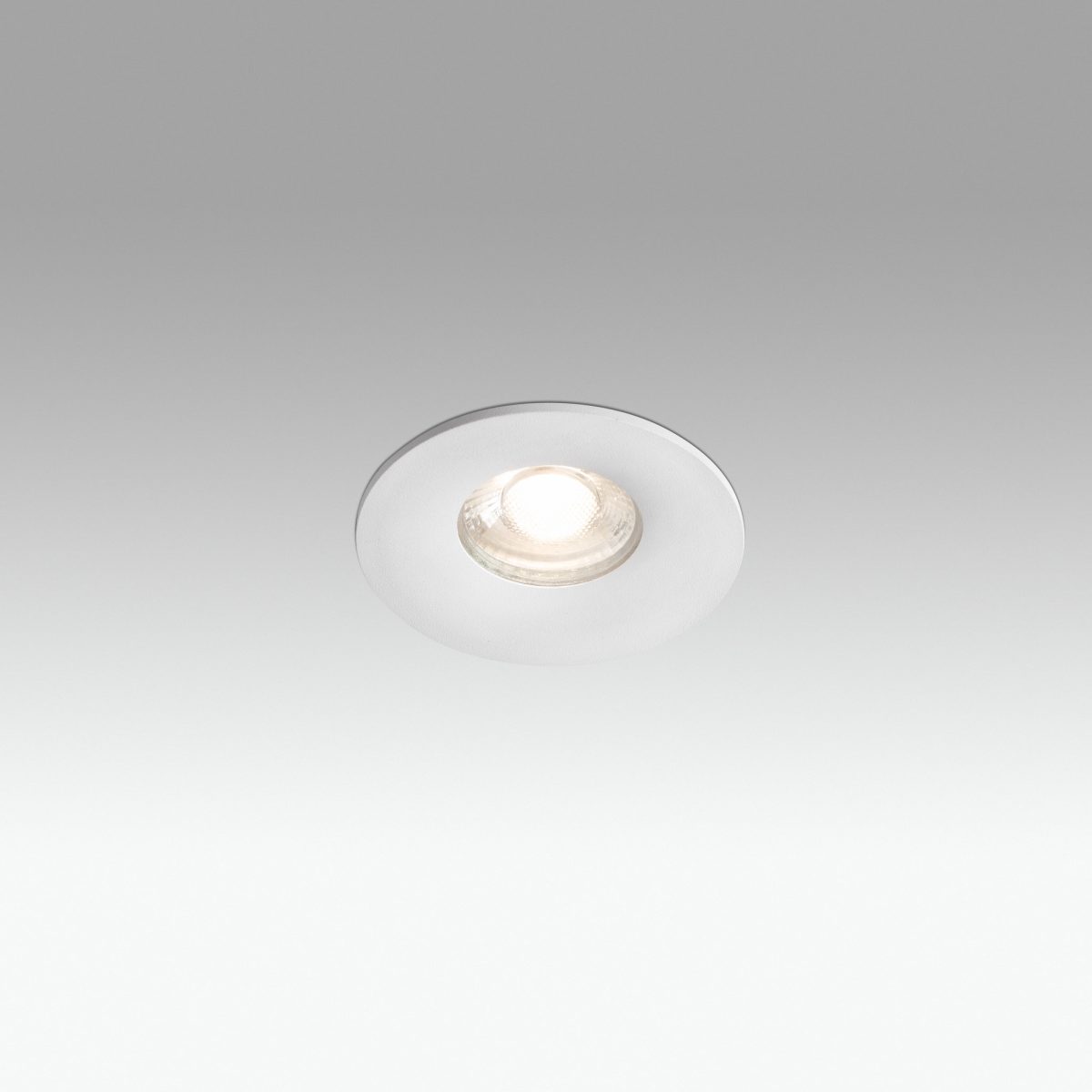 WET Foco de Faro. Medidas: Ø 80 x L 80 x A 23 x F 80 mm. Color: Blanco