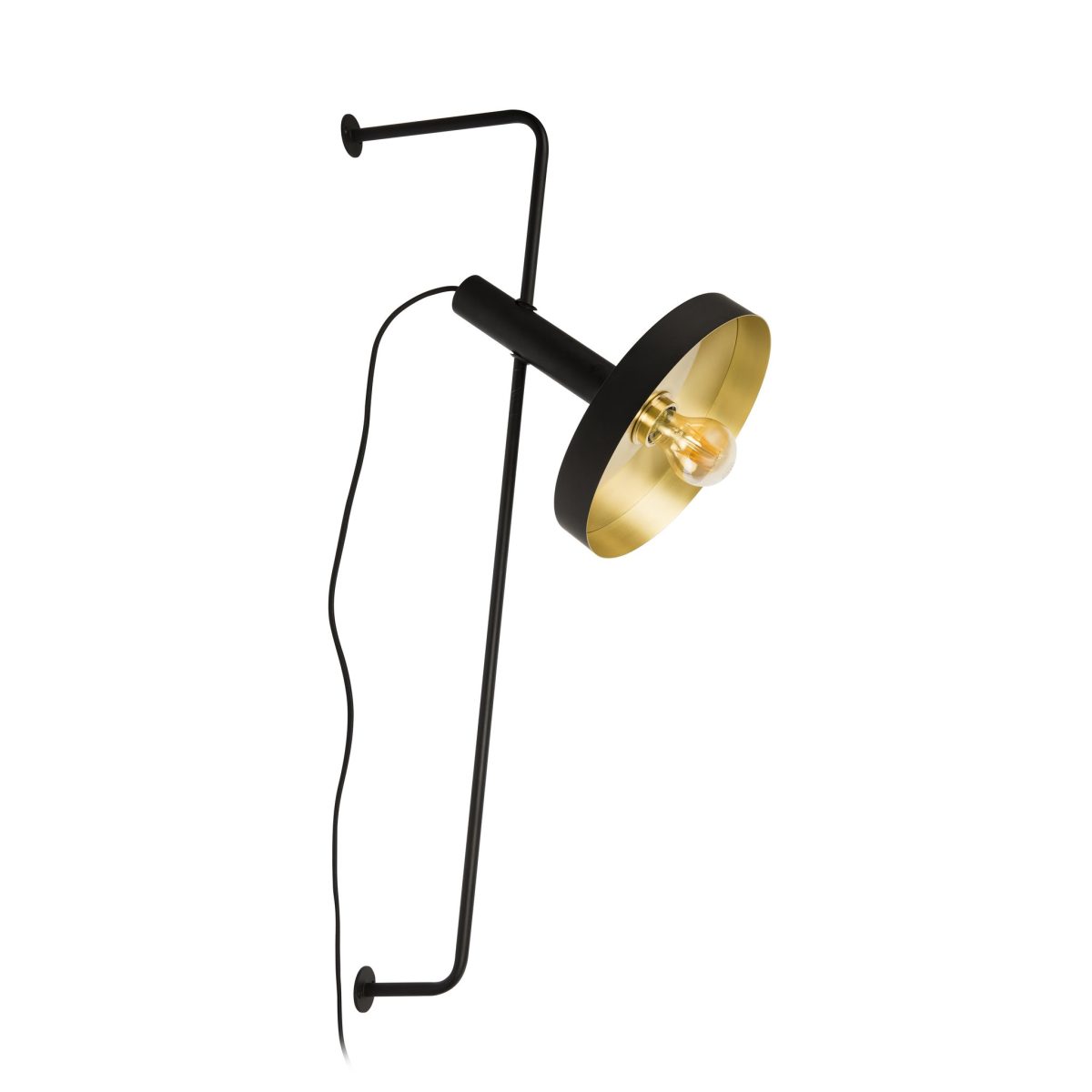 WHIZZ Aplique de Faro. Medidas: L 250 x A 840 x F 430 mm. Color: Negro