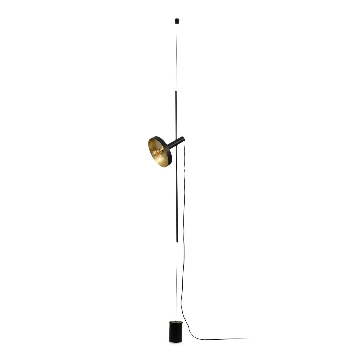 WHIZZ Colgante de Faro. Medidas: L 250 x A 4200 x F 250 mm. Color: Negro