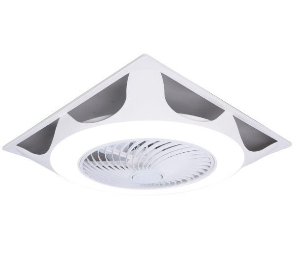 Ventilador de techo plafón UFO ARMSTRONG color blanco.