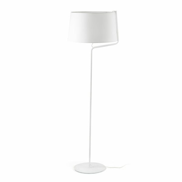 BERNI Pie de Faro. Medidas: Ø 480 x L 480 x A 1510 x F 480 mm. Color: Blanco