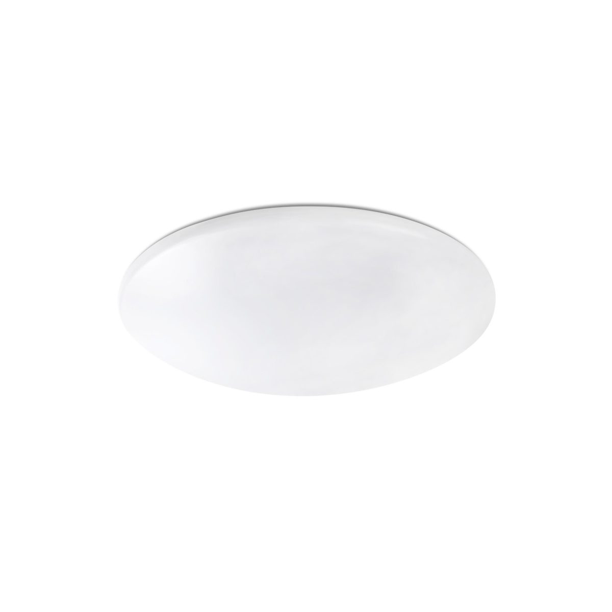 BIC Plafón de Faro. Medidas: Ø 600 x L 600 x A 145 x F 600 mm. Color: Blanco