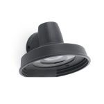 BRONX Aplique de Faro. Medidas: L 144 x A 96 x F 133 mm. Color: Gris