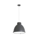 CHARLOTTE Colgante de Faro. Medidas: Ø 402 x L 402 x A 1600 x F 402 mm. Color: Gris