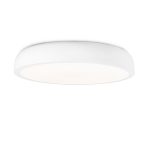 COCOTTE Plafón de Faro. Medidas: Ø 550 x L 550 x A 80 x F 550 mm. Color: Blanco