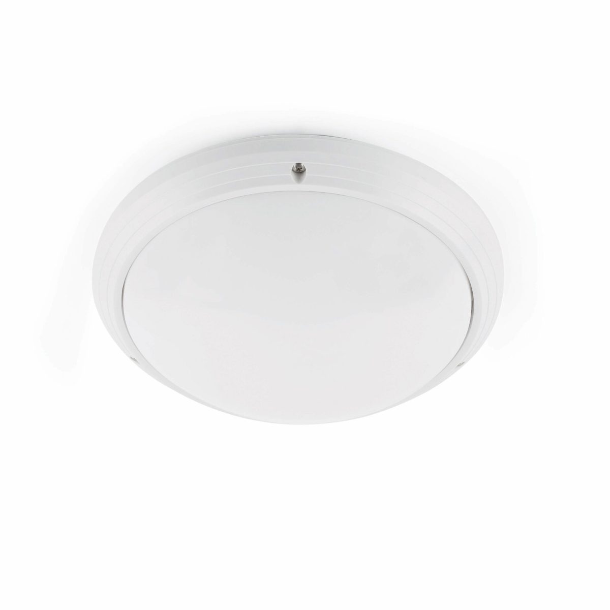 DAKRON Aplique de Faro. Medidas: Ø 270 x L 270 x A 85 x F 270 mm. Color: Blanco