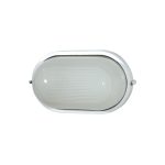 DERBY Aplique de Faro. Medidas: L 200 x A 110 x F 94 mm. Color: Blanco