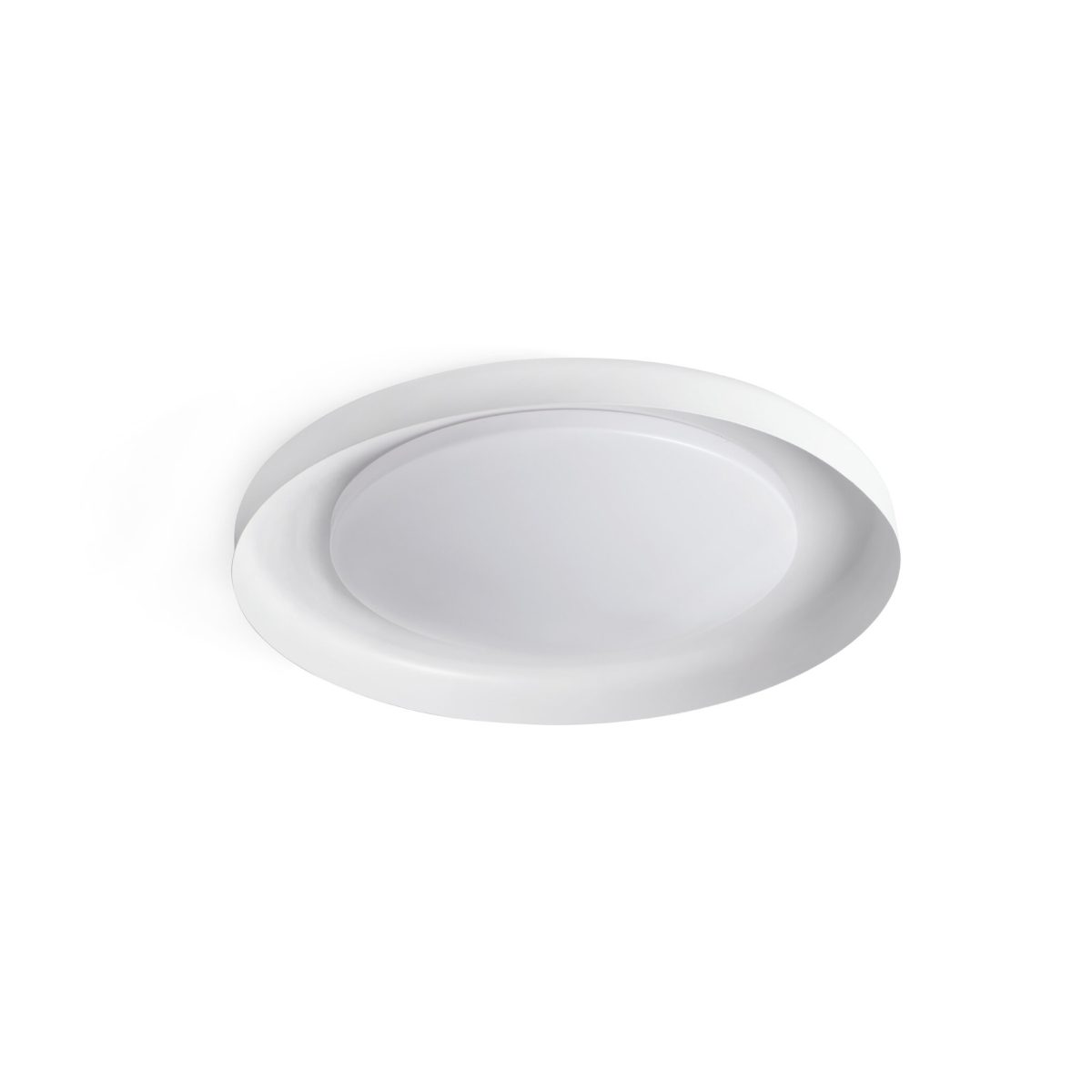 DOLME Aplique de Faro. Medidas: Ø 400 x L 400 x A 70 x F 400 mm. Color: Blanco