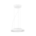 DOLME Colgante de Faro. Medidas: Ø 400 x L 400 x A 1670 x F 400 mm. Color: Blanco