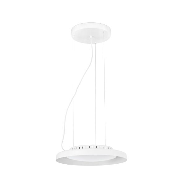 DOLME Colgante de Faro. Medidas: Ø 400 x L 400 x A 1670 x F 400 mm. Color: Blanco