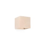 KAMEN Aplique de Faro. Medidas: L 115 x A 115 x F 115 mm. Color: Beige