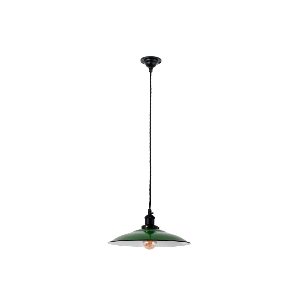 LANG Colgante de Faro. Medidas: Ø 345 x L 345 x A 1650 x F 345 mm. Color: Verde