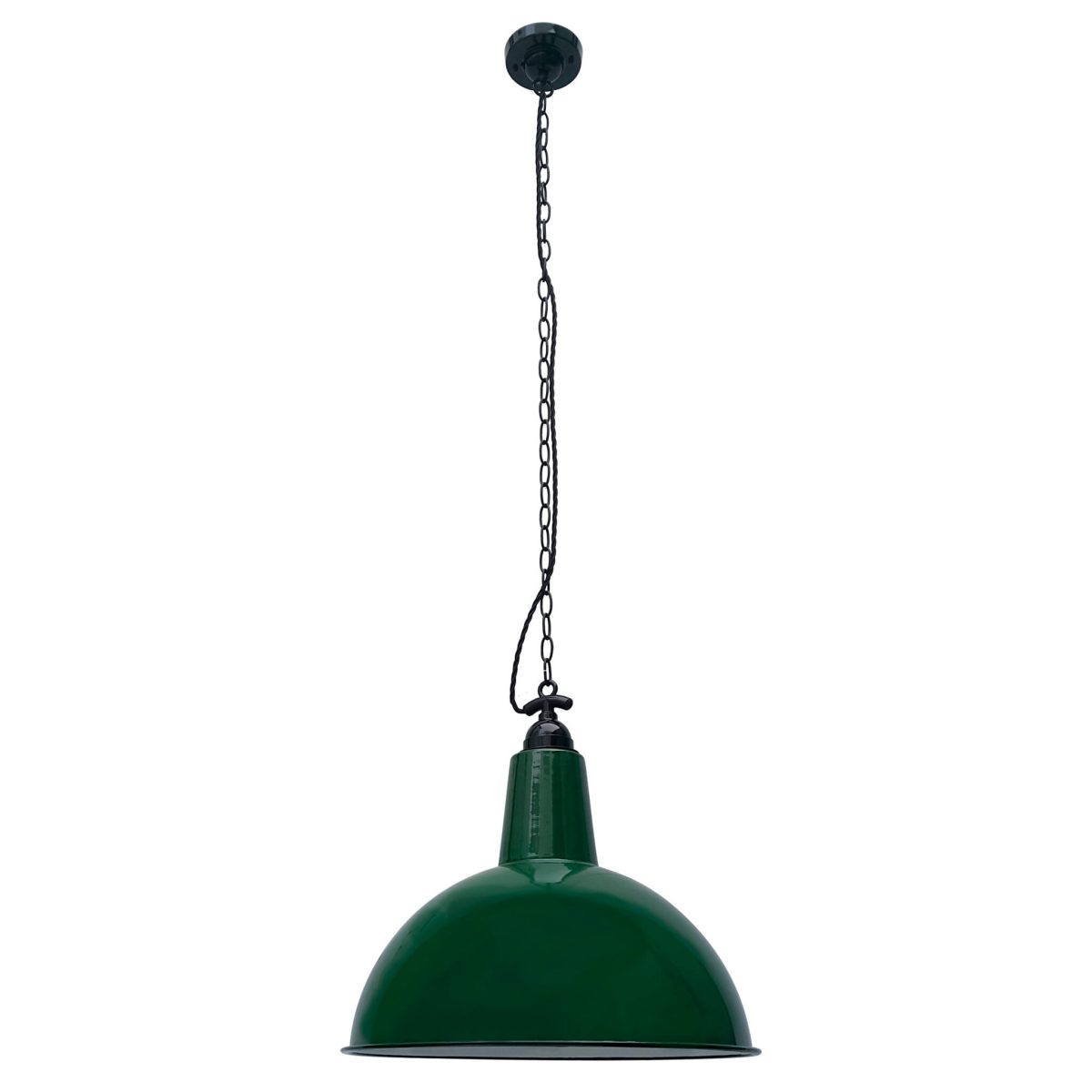 LOU Colgante de Faro. Medidas: Ø 520 x L 520 x A 1420 x F 520 mm. Color: Verde