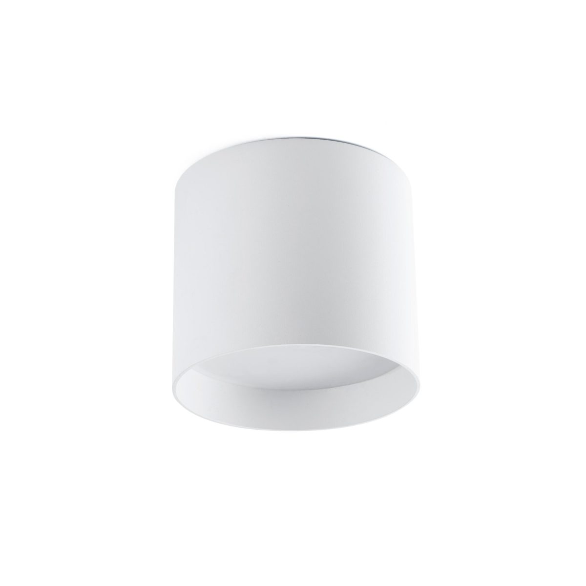 NATSU Plafón de Faro. Medidas: Ø 150 x L 150 x A 135 x F 150 mm. Color: Blanco