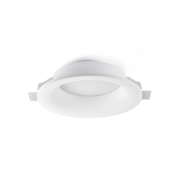 NORD Foco de Faro. Medidas: Ø 330 x L 330 x A 100 x F 330 mm. Color: Blanco