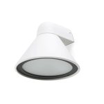 PALS Aplique de Faro. Medidas: L 250 x A 260 x F 250 mm. Color: Blanco