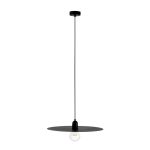 PLAT Colgante de Faro. Medidas: Ø 500 x L 500 x A 1590 x F 500 mm. Color: Negro