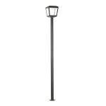 PLAZA Pie de Faro. Medidas: L 240 x A 2190 x F 240 mm. Color: Gris