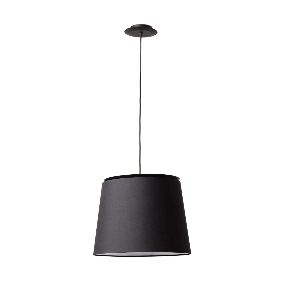 SAVOY Colgante de Faro. Medidas: L 420 x A 311 x F 420 mm. Color: Negro