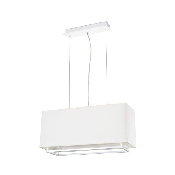 VESPER Colgante de Faro. Medidas: L 600 x A 2280 x F 200 mm. Color: Blanco